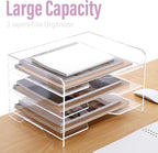 SANRUI Acrylic Paper Organizer Letter Tray - Image 8