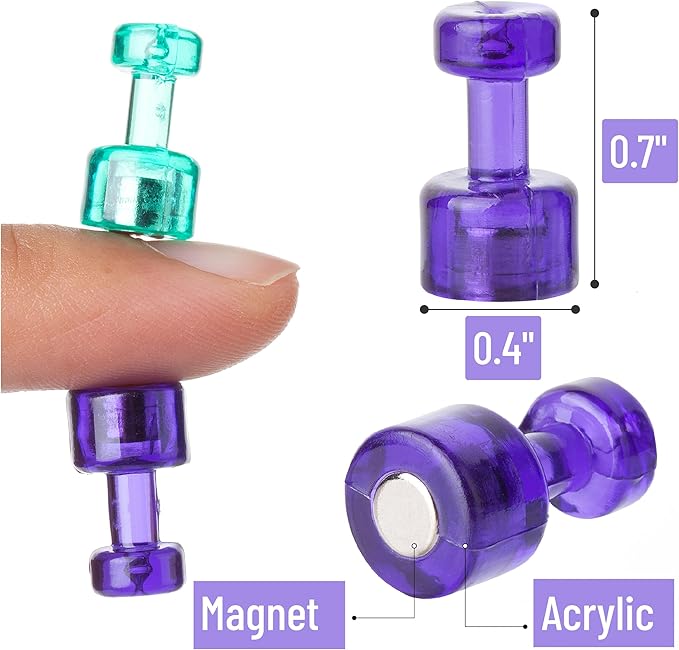 Mr. Pen- Magnetic Push Pin, 12 Pack, Magnets - Image 2