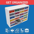 Akro-Mils 24-Drawer Plastic Drawer Storage Cabinet - Image 4