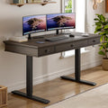 ONBRILL Standing Desk with Drawers, 55 x 23 Inch Electric Height Adjustable by ONBRILL