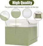 Large 17" 42 Quarts Collapsible Stackable Storage Bins - Image 5