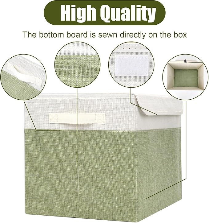 Large 17" 42 Quarts Collapsible Stackable Storage Bins - Image 5