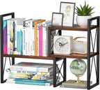 Yelinkws Desktop Shelf Organizer, Small Bookshelf by Yelinkws