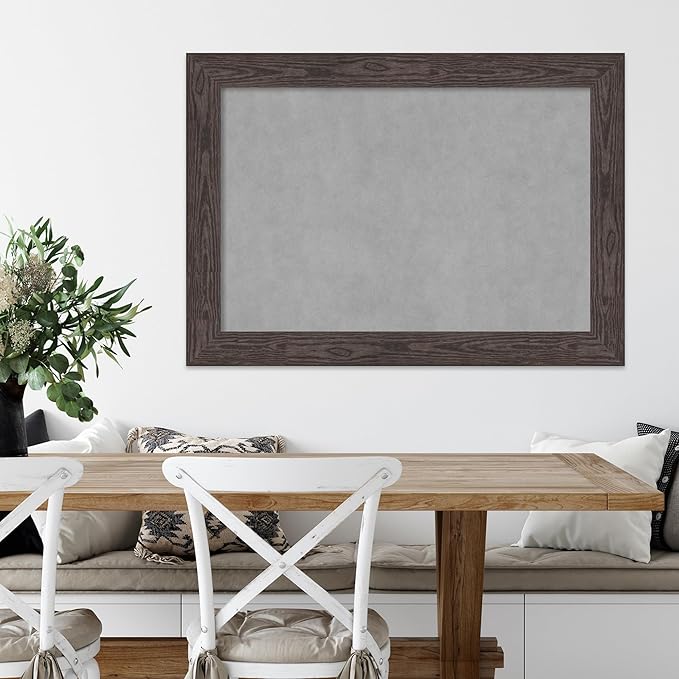 Amanti Art Black Framed Magnetic Board 30x42 Large Vision Board - Image 5