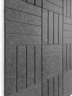 DECORITA Felt Bulletin Board Tiles | Modern Cork Board Alternative | Large Cork