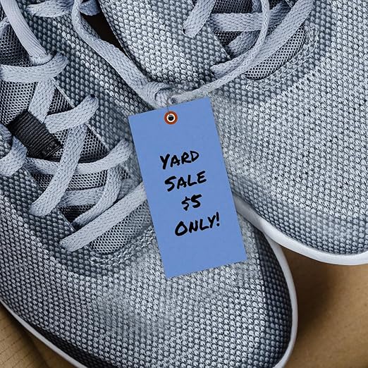 SmartSign 6.25 x 3.125 inch “Blue” Blank Tyvek Shipping Tags - Image 6