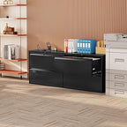 INTERGREAT Lateral File Cabinet 2 Drawer, Locking File Cabinet - Image 2