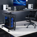 VIVO Large Mobile Adjustable 2-Tier PC Stand, Premium Gaming CPU Computer Tower - Image 8
