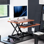 VIVO 28 inch Desk Converter, K Series, Height Adjustable Sit to Stand Riser - Image 2