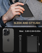 typecase Mens Wallet Card Holder: Pop Up Aluminum Case, Carbon Fiber Leather - Image 5