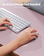 YSAGi Leather Desk Protector, Office Mat, Large Mouse Mat, Non-Slip PU Leather - Image 3