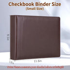Antner 3 Ring Personal Check Binder - Image 2