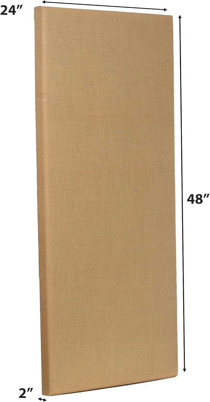 ATS Acoustics Sound Absorbing Acoustic Panel 24" x 48" x 2" Beveled Edge - Image 3