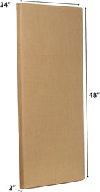 ATS Acoustics Sound Absorbing Acoustic Panel 24" x 48" x 2" Beveled Edge - Image 3