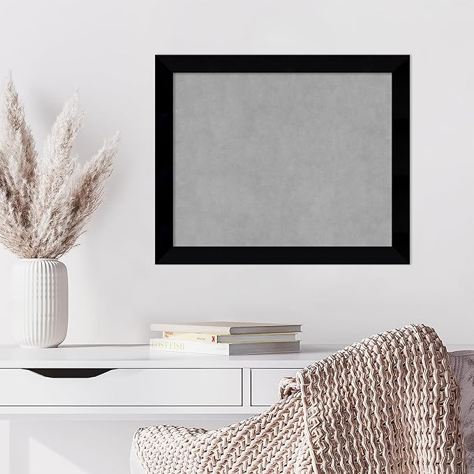 Amanti Art Black Framed Magnetic Board 19x23 Small Vision Board - Image 5