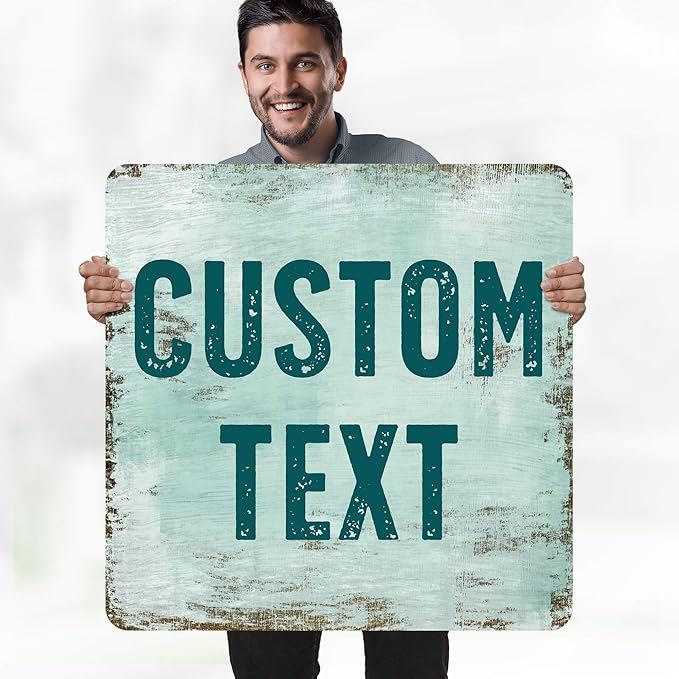 Custom Sign, Custom Street Sign, 11 Font Colors, 13 Font Styles, 4 Hole Options - Image 2