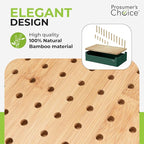Prosumer's Choice Natural Bamboo Charging Station Rack - Image 4