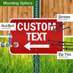 Custom Arrow, Custom Directional Sign, Left Arrow, 12x18 Inches, 3M EGP - Image 5