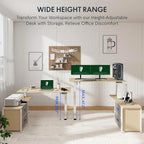 FLEXISPOT 55" L Shaped Standing Desk - Image 8