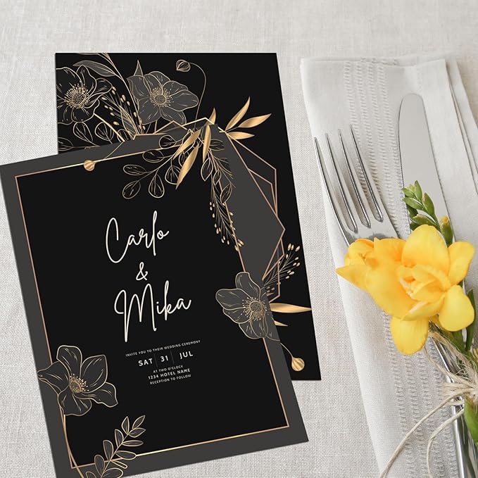 OcePor 400 Sheets Black Cardstock 8.5” x 11”, 92lb/250gsm Black Card Stock - Image 5