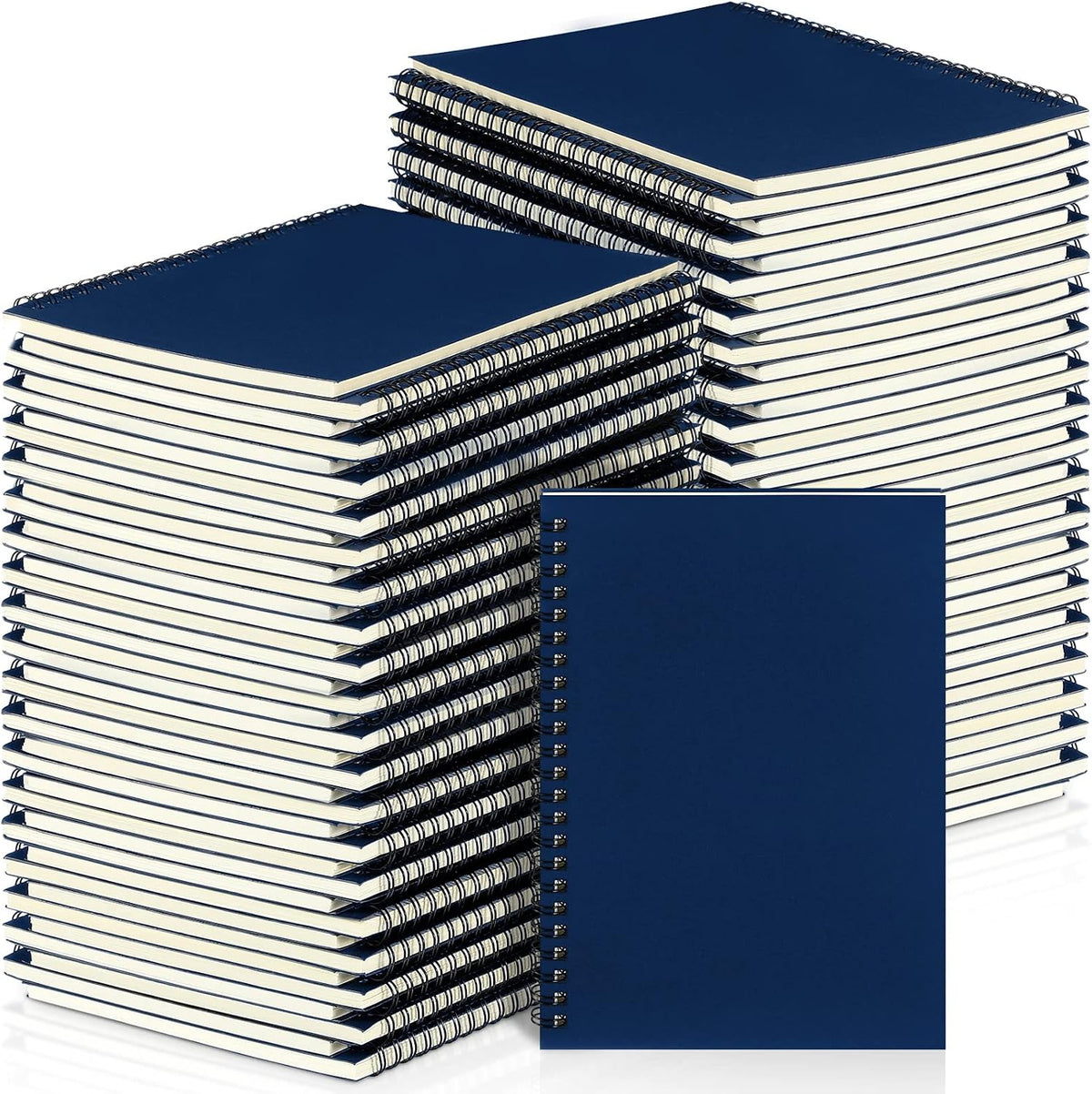 Yahenda 54 Pcs Spiral Notebook Bulk A5 Journal Lined 8.3'' x 5.5'' Writing