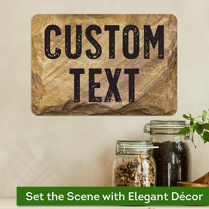 Custom Sign, Custom Street Sign, 11 Font Colors, 13 Font Styles, 4 Hole Options - Image 4