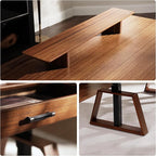 EUREKA ERGONOMIC L Shaped Desk 63", Solid Walnut Wood Top, Executive Standing - Image 6