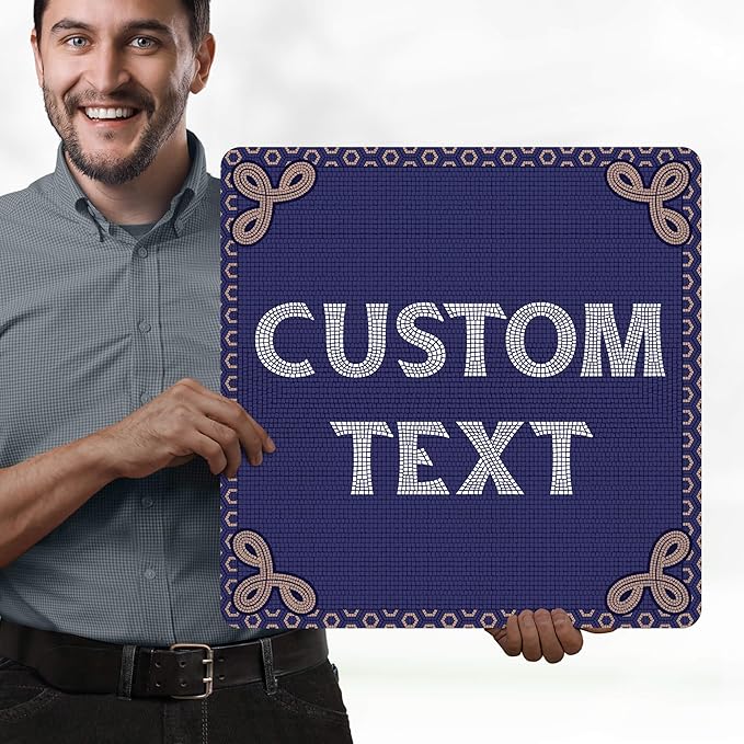 Custom Sign, Custom Street Sign, 11 Font Colors, 13 Font Styles, 4 Hole Options - Image 2