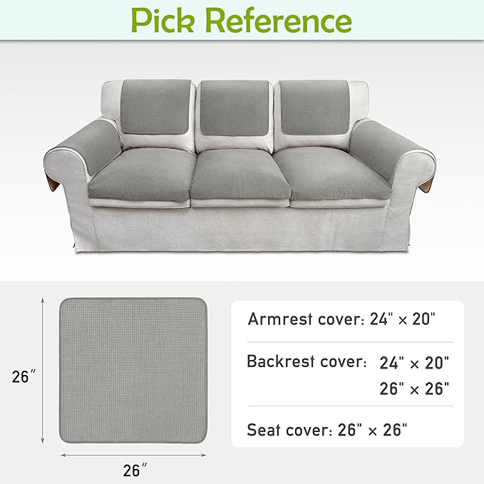 Couch Arm Covers, Sofa Arm Covers, Waterproof Armrest Covers - Image 6