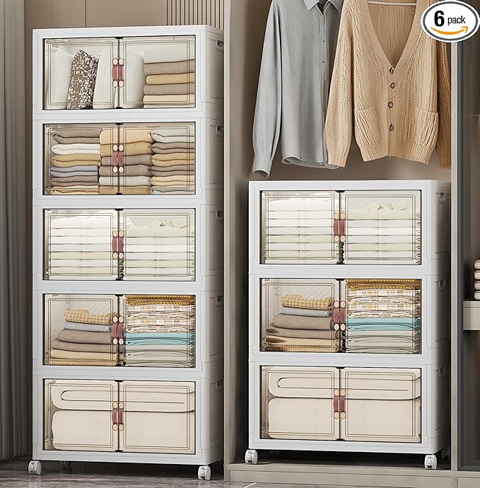 UAMFURI Extra Large Stackable Storage Bins by UAMFURIDirect