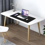 AFIING Leather Desk Pad Protector, Office Desk Mat, Large Mouse Pad, Desk mat - Image 7