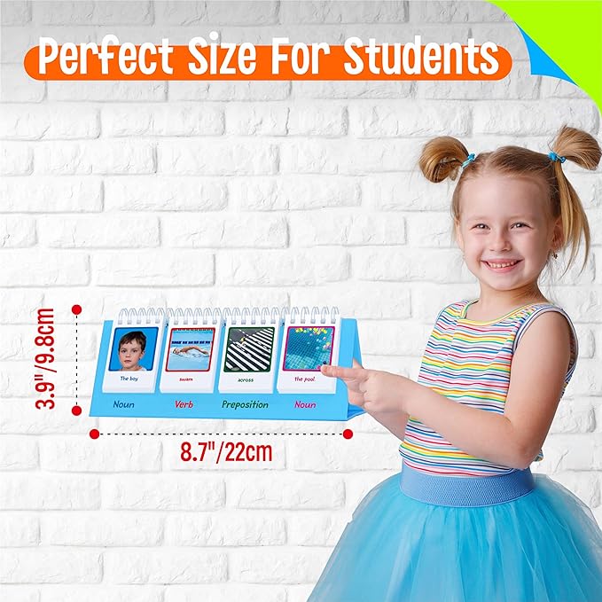 Sentence Flip Charts, 80 Double Sided Cards 40 Sentences, Learn Parts of Speech - Image 4