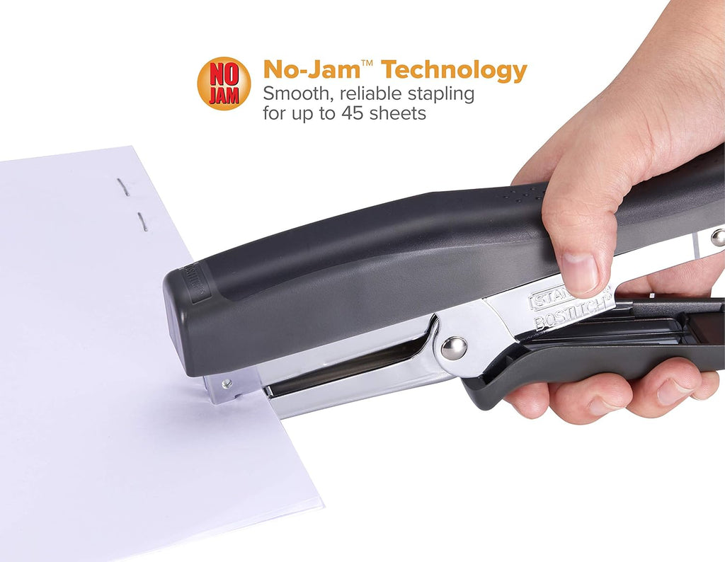 Bostitch Office B8 Xtreme Duty 45 Sheet Plier Stapler, Black (B8HDP) (Pack of 6)