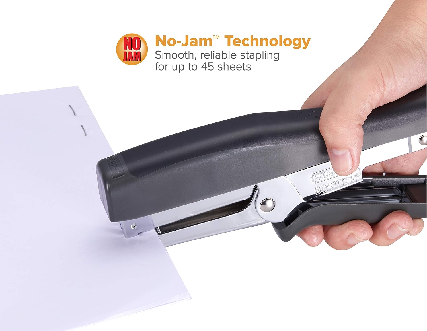 Bostitch Office B8 Xtreme Duty 45 Sheet Plier Stapler, Black (B8HDP) (Pack of 6)