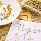 WILLBOND 500 Pack Map Push Pins Map Tacks Small Round Head Push Pins Thumb Tacks - Image 4