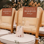 ChissNook Reserved Seating Chair Signs, This Row Is Reserved Pew Cloths Seating - Image 5