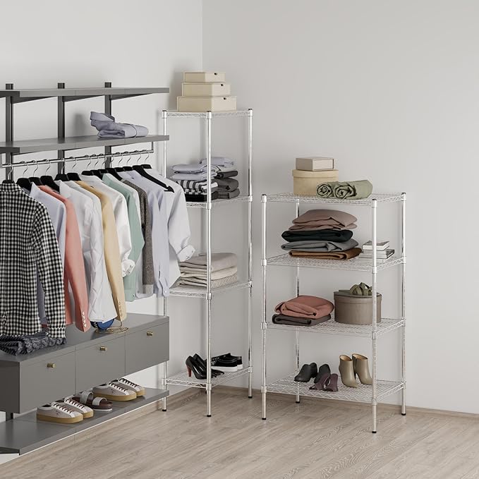 Regal Altair 21" Deep x 30" Wide x 54" Height Wire Shelving Kit | 4-Tier | NSF - Image 7