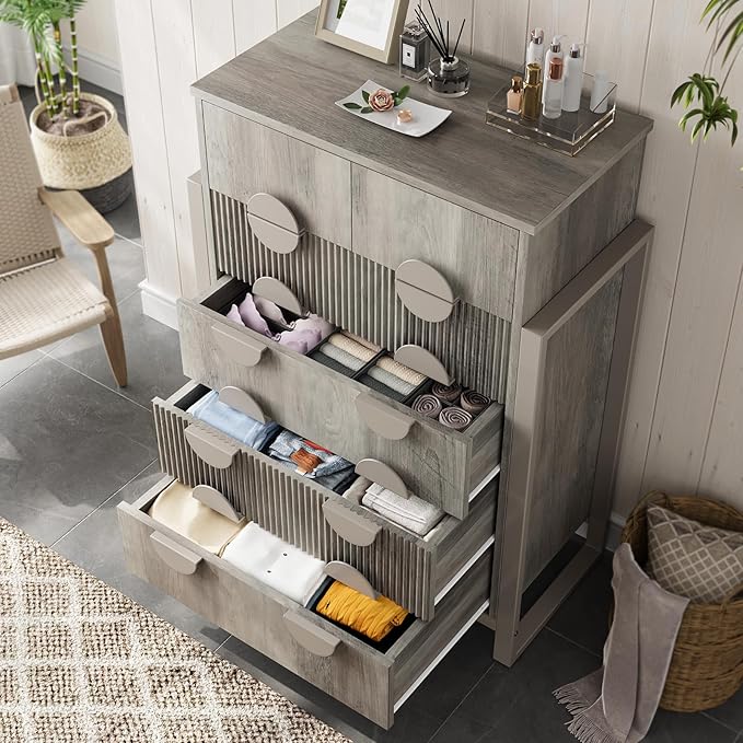 LGHM Fluted Dresser for Bedroom - Image 8