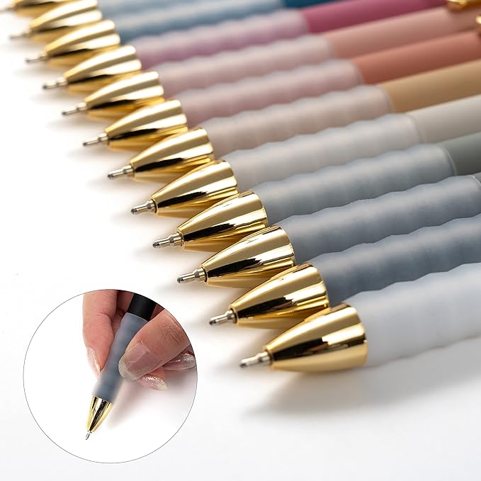 Linbsunne Ballpoint Pens Black Medium Point 1mm Pen - Image 6