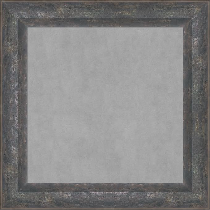 Amanti Art Grey Framed Magnetic Board 15x15 X-Small Vision Board by AmantiArt