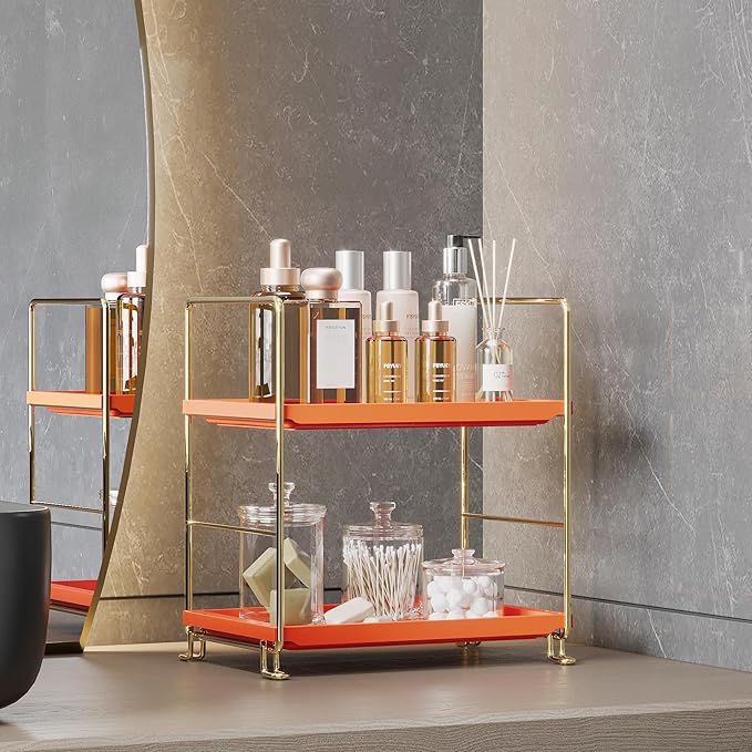 FSyueyun 2-Tier Bathroom Countertop Organizer, Bathroom Organizers and Storage - Image 4