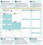 Weekly Planner Notepad Undated Weekly Goals Schedule Planner To Do List - Image 3