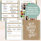 bloom daily planners 2026 Hardcover Calendar Year Goal & Vision Planner - Image 4