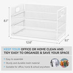 Subekyu 3 Tier Letter Tray Paper Organizer - Image 2