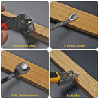 Alimtee 4Pcs Upholstery Staple Remover Tools Set Including End Cutting Pliers - Image 6