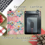 BWEGRHE Small Travel Wallets, RFID Blocking PU Leather Credit Card Holder - Image 5