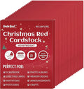 25 Sheets Christmas Red Cardstock by UnclePaul