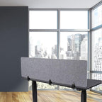 Stand Up Desk Store ReFocus Raw Clamp-On Acoustic Desk Divider Mounted Privacy - Image 2