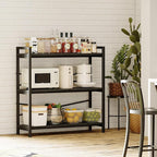 Book Shelf, 3 Tier Bookshelf 31.49" Width, Book Shelf Storage and Organization - Image 5