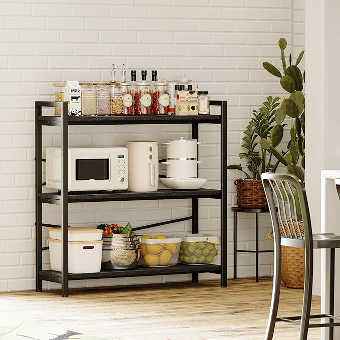 Book Shelf, 3 Tier Bookshelf 31.49" Width, Book Shelf Storage and Organization - Image 5